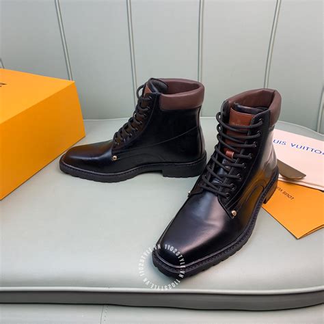 giày louis vuitton nam buộc dây|Louis Vuitton boots.